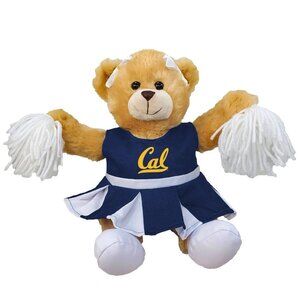Cal Berkeley Plush Doll Carly the Cheer Bear Cheerleader Mascot Factory